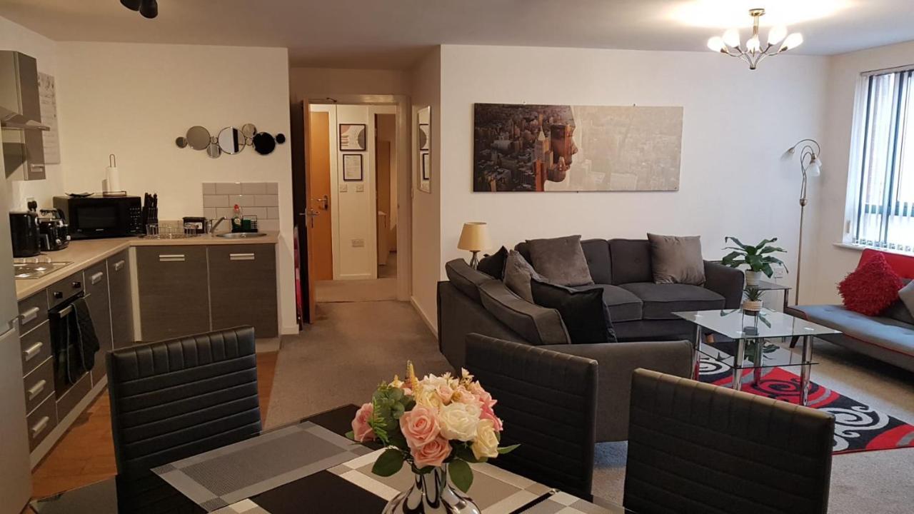 Luxury 2 Bed Apt With Free Wi-Fi & Parking Manchester Ngoại thất bức ảnh