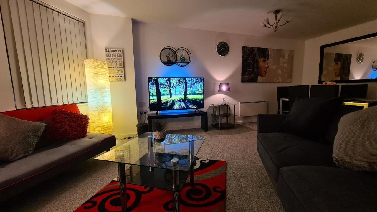 Luxury 2 Bed Apt With Free Wi-Fi & Parking Manchester Ngoại thất bức ảnh