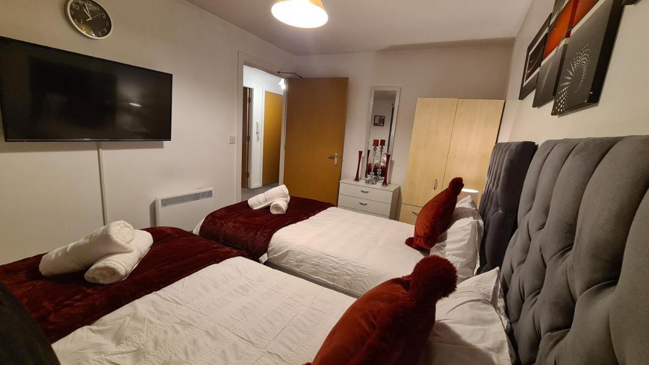 Luxury 2 Bed Apt With Free Wi-Fi & Parking Manchester Ngoại thất bức ảnh