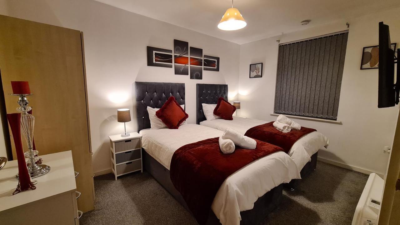 Luxury 2 Bed Apt With Free Wi-Fi & Parking Manchester Ngoại thất bức ảnh